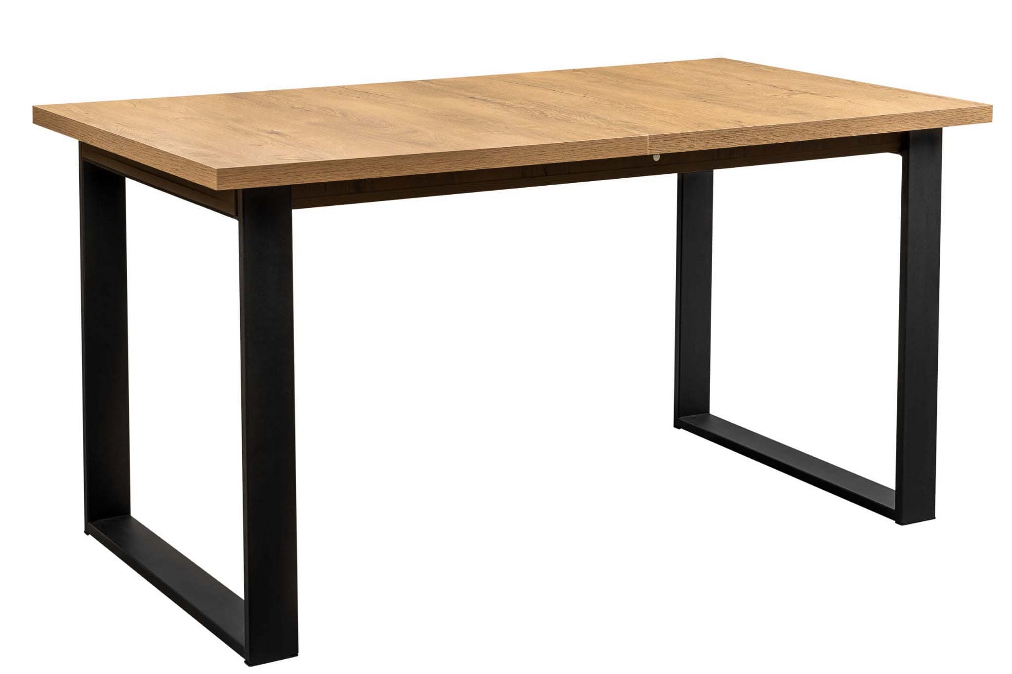 Stół rozkładany nowoczesny metalowe nogi Venice 150/230x80 Dąb Craft